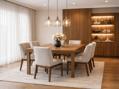 Modern Dining Room Interior Design Ahmedabad
