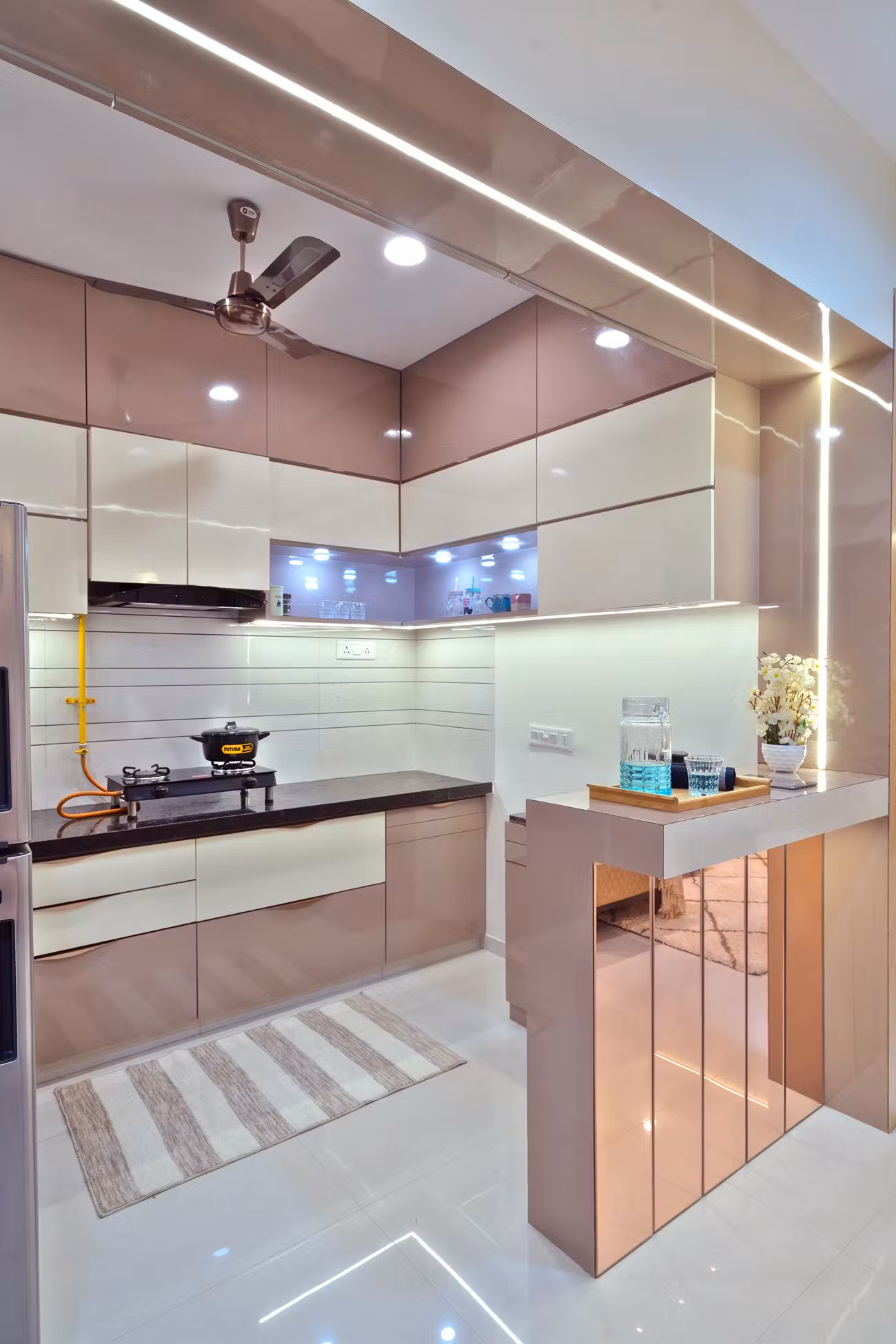 modern-kitchen-with-rose-gold-accents