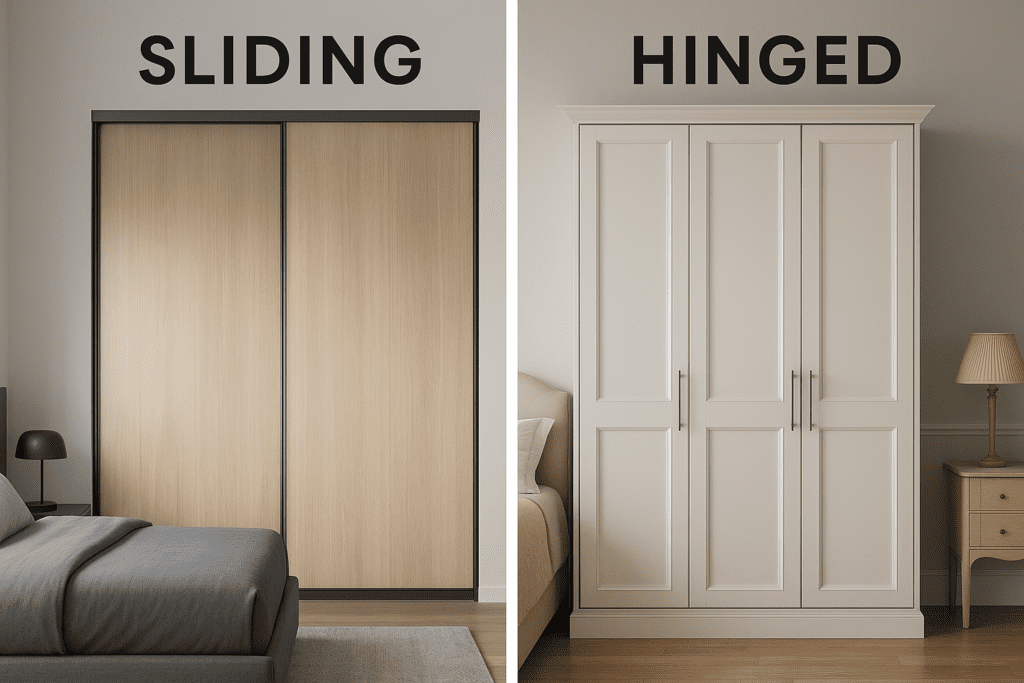Sliding vs Hinged Wardrobe
