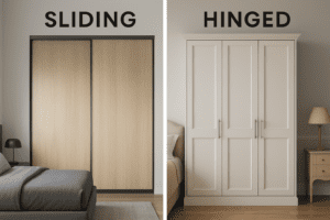 Sliding vs Hinged Wardrobe