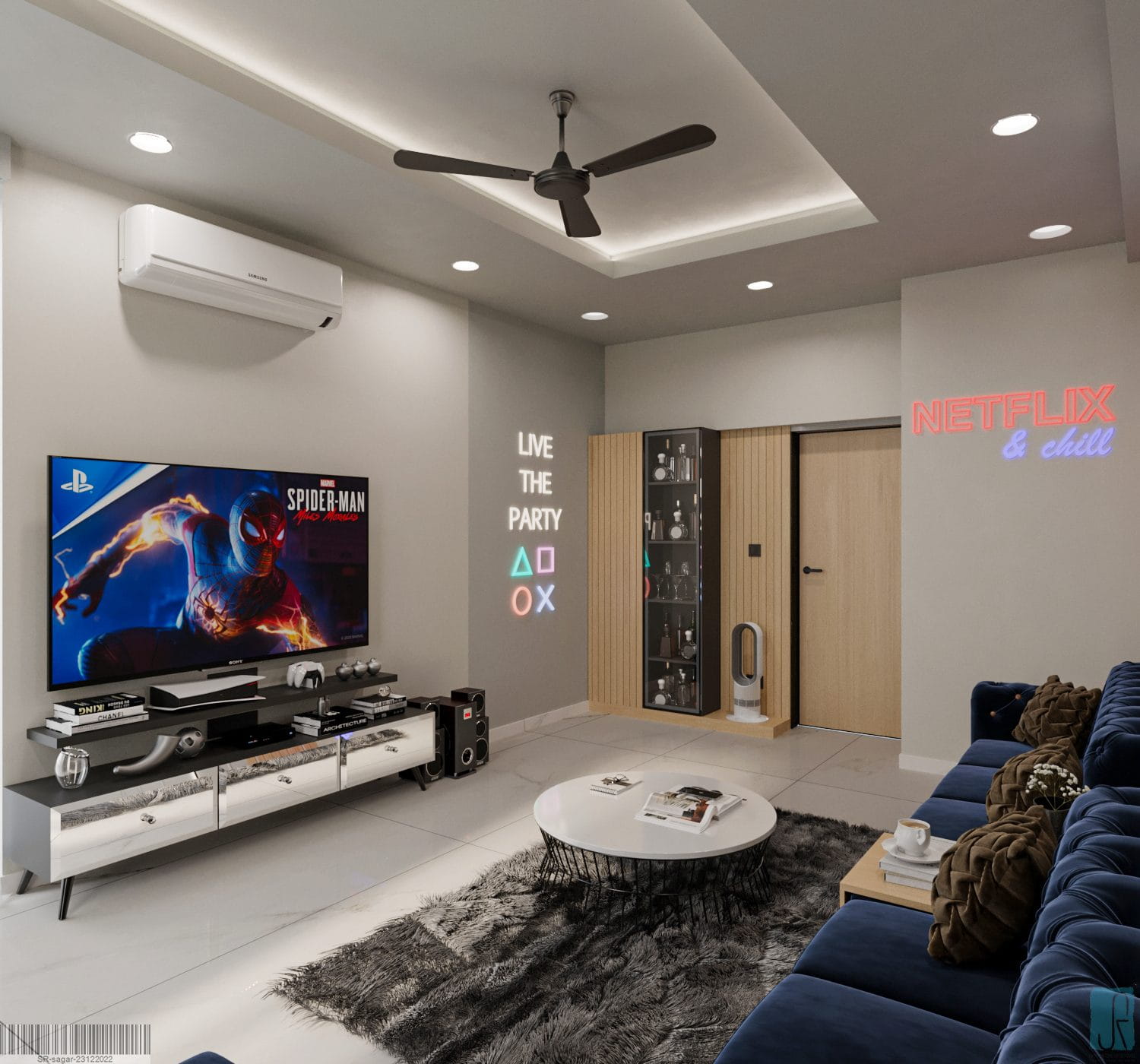 modern-tv-unit-with-led-paneling-ahmedabad.