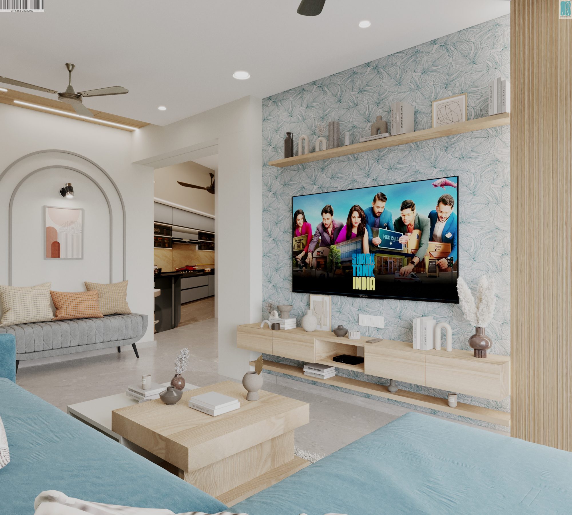 modern-tv-unit-with-marble-paneling-ahmedabad.