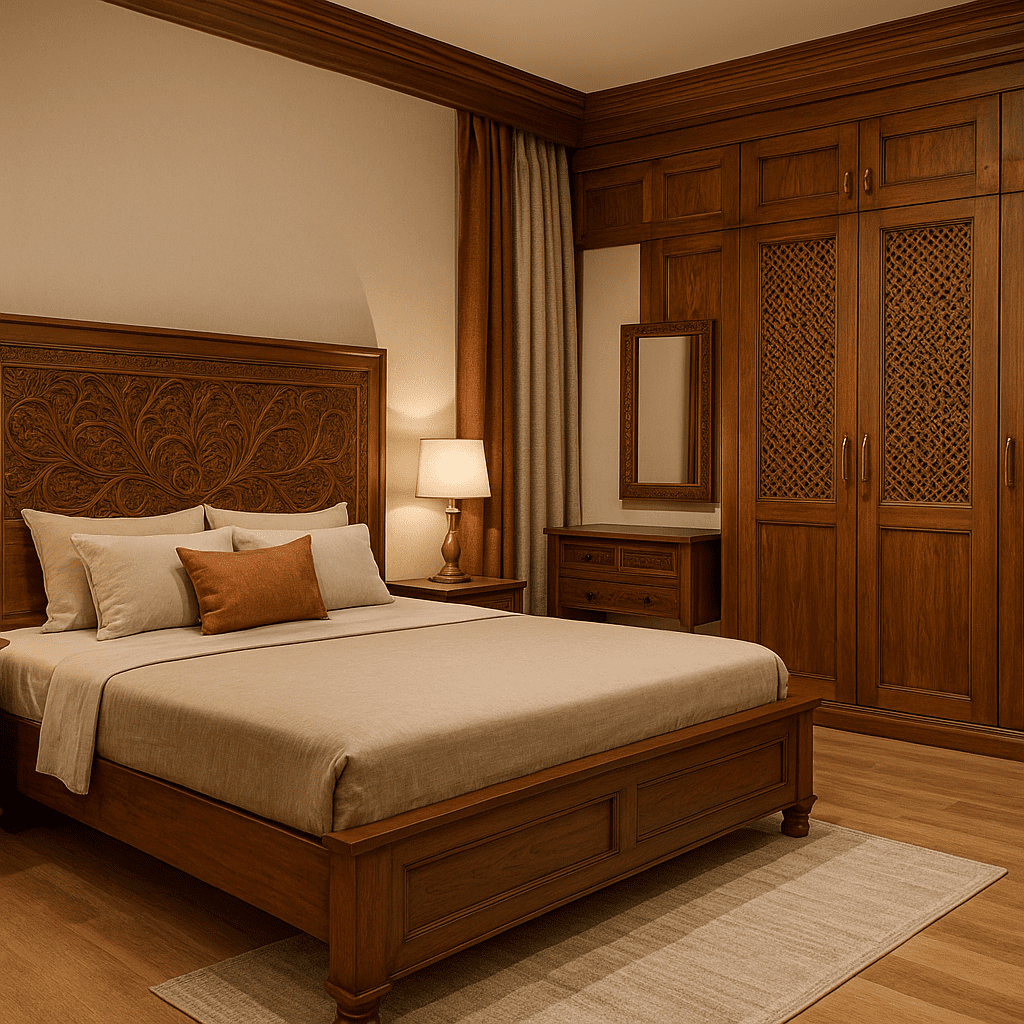 Traditional woodwork bedroom