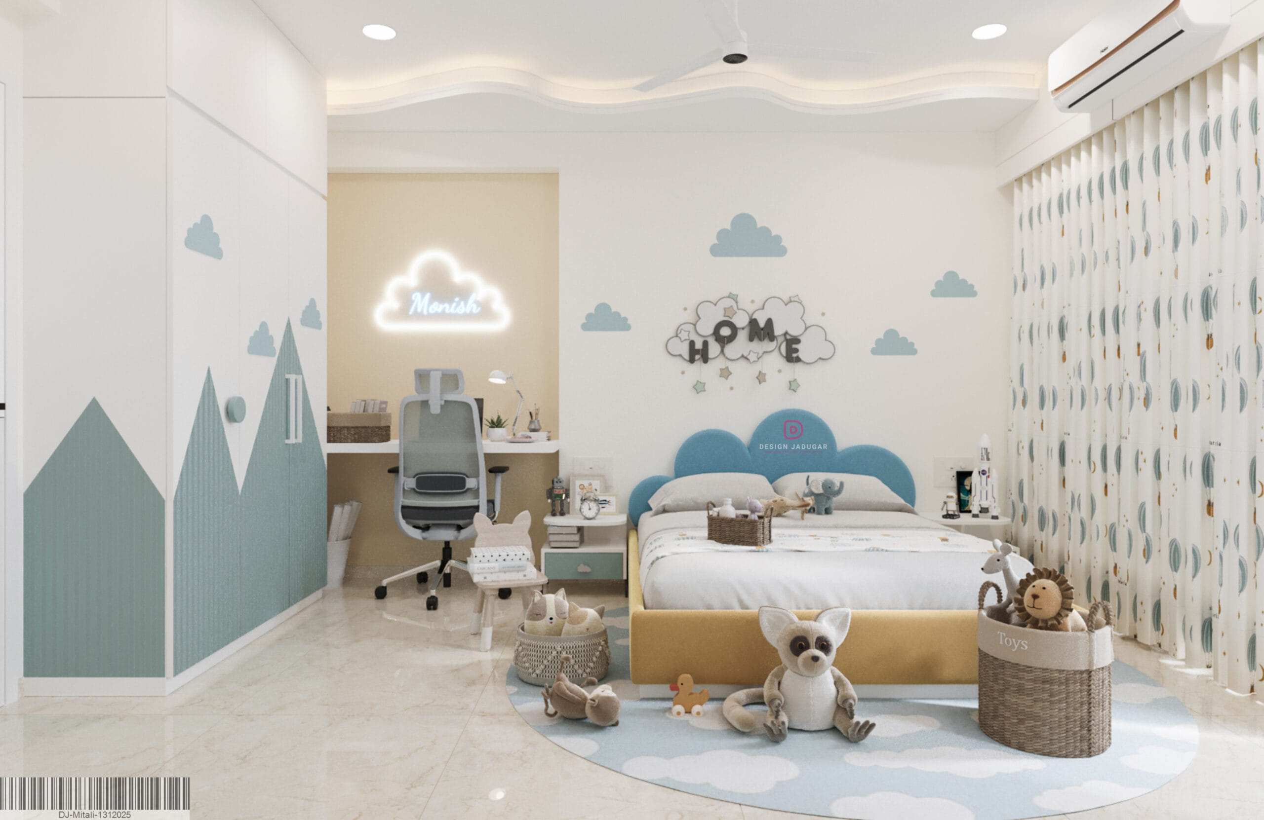 creative-kids-bedroom-mountain-theme-ahmedabad.