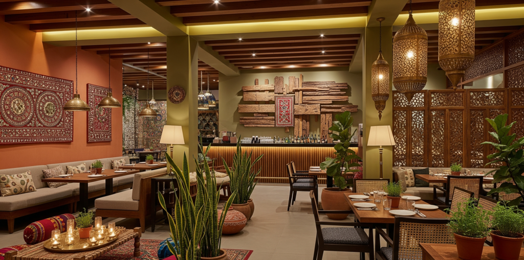 Restaurant interior design Ahmedabad