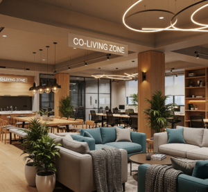 co-living and co-working spaces in Ahmedabad