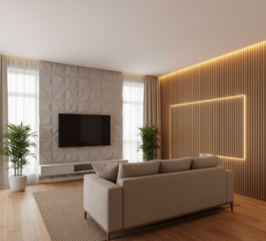 wall paneling ideas Ahmedabad