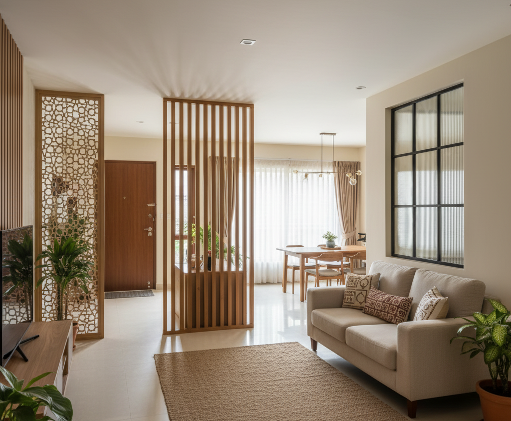 affordable hall partition ideas Ahmedabad