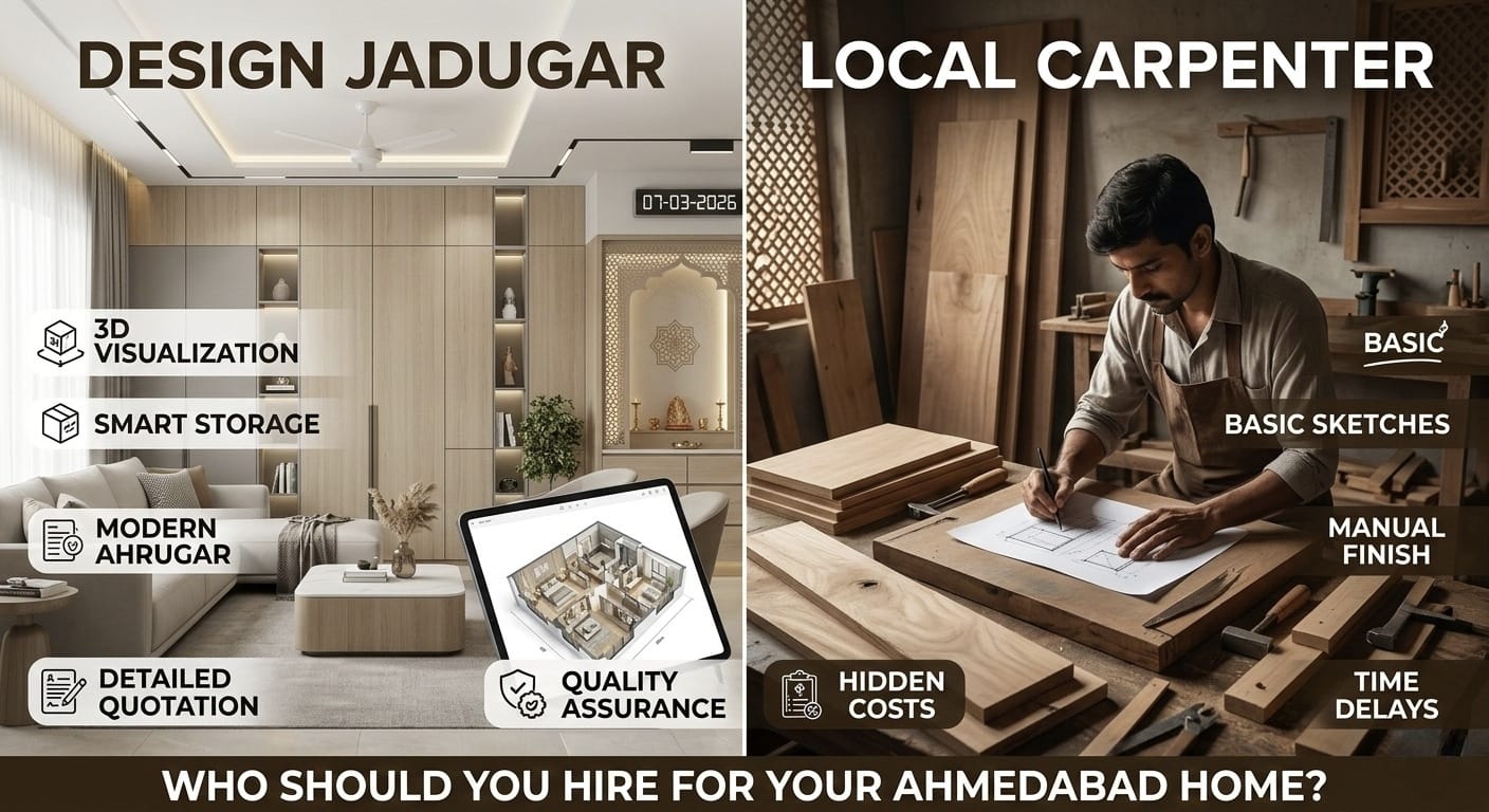 Interior Designer vs Local Carpenter