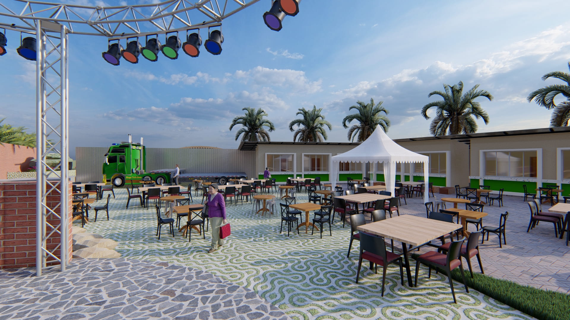 checkerboard-flooring-outdoor-design-ahmedabad