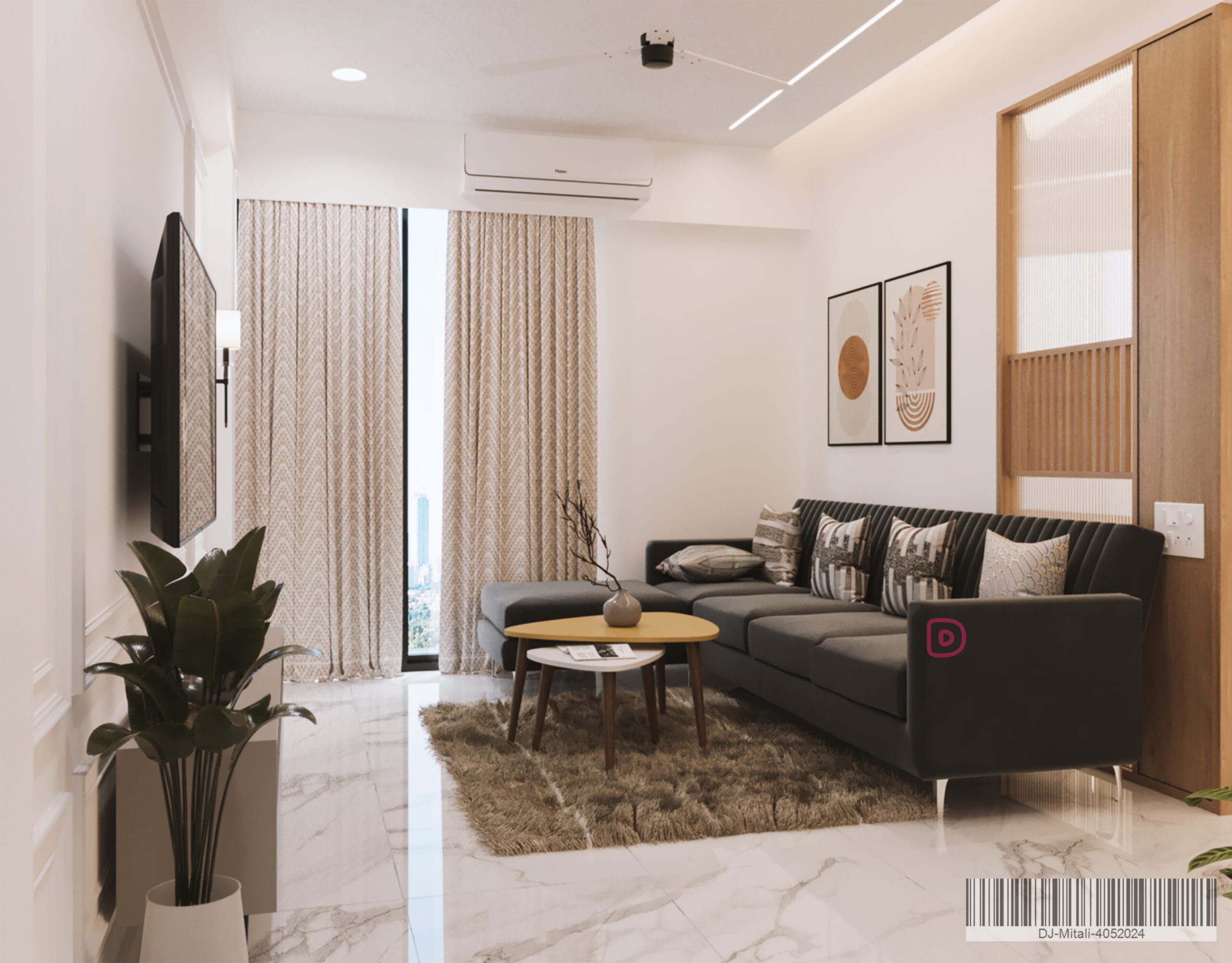 living-room-tv-unit-louvered-paneling.