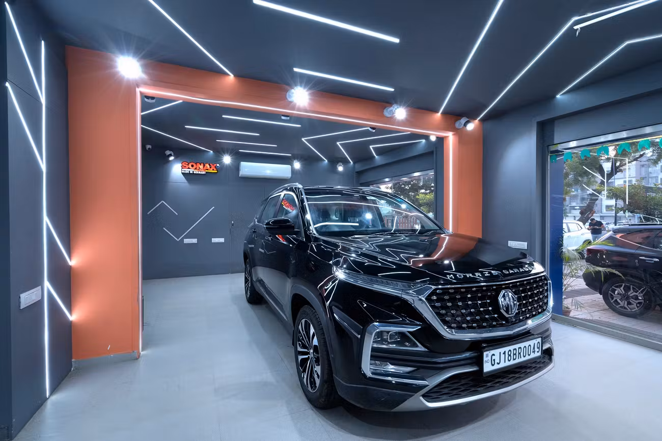 luxury-car-display-lighting-ahmedabad